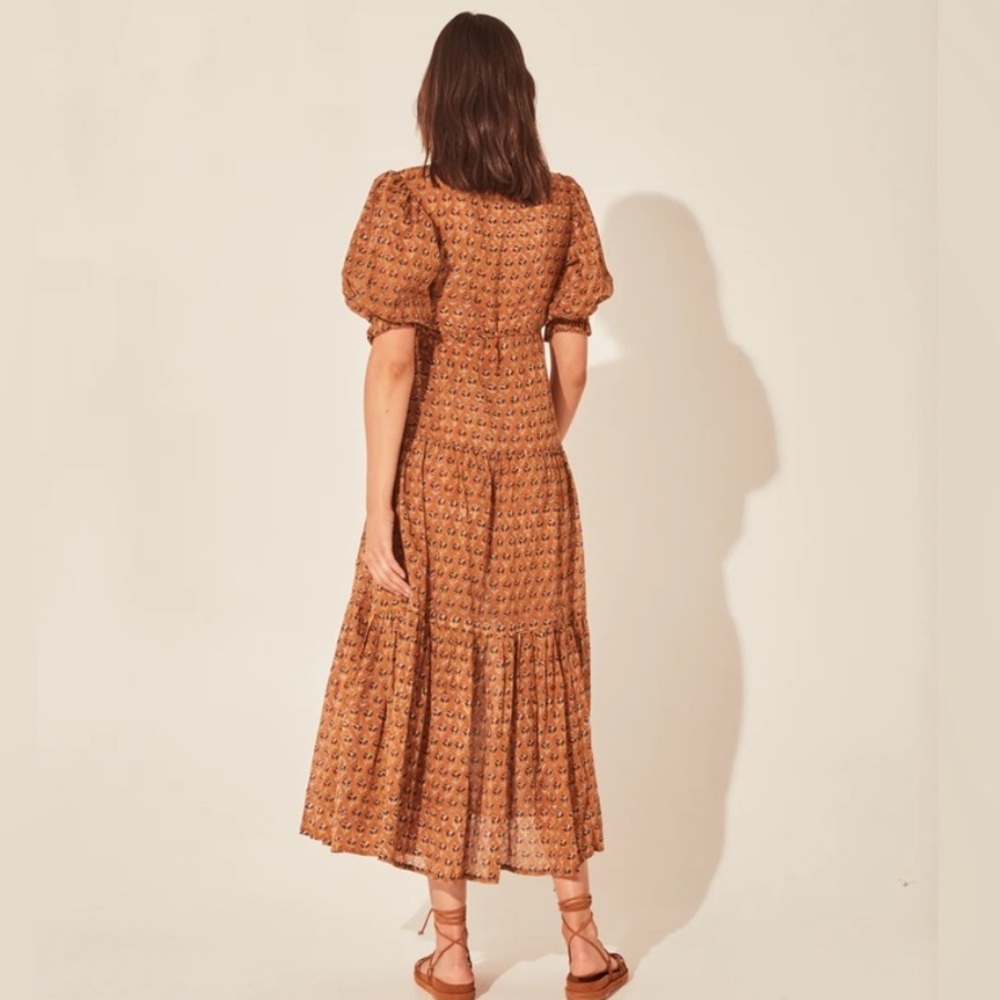 Daughters Of India Zuri Wrap Dress In Autumn New — image 2 of 8